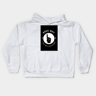 Does Not Play Well Kids Hoodie